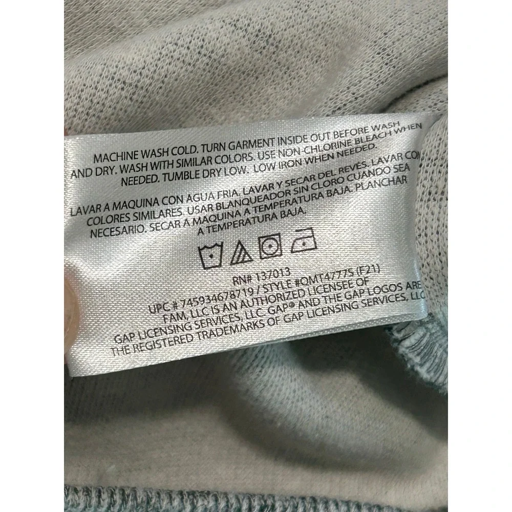 Gap Mens XXL Gray Heather Henley Pullover Sweater Mock Neck Long Sleeve QMT4777S